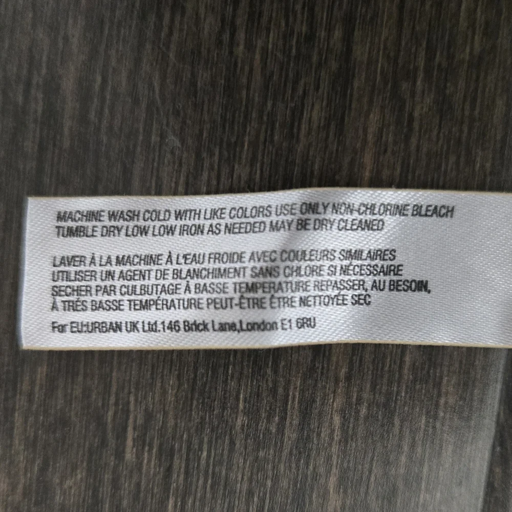 Daily Practice Floral Print Hoodie Sweatshirt Size Large Teal - Picture 5 of 6